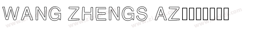 Wang Zhengs Az80.字体转换